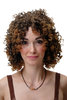 Wig Curly Caribbean Volume Brown Highlights YZF-7283-4T27