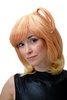 Cosplay Wig volume pigtail orange & blond SA081A-T0848-T1344