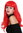 Wig Lady Women Cosplay red 50s Pin-up Model Burlesque 90649-EZA13