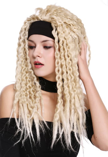Man Lady Party Wig Dreadlocks Rasta Rastafari headband blond mix 90837-ZA89/ZA88