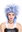 Men & Ladies Party Wig 80s Punk Wave Pop Star Blue White Mix 90891-ZAC3TZA60