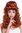 Wig Ladies Women Cosplay Baroque Renaissance Beehive bun long curls red  90904-ZA131