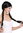 Lady Party Wig Fancy Dress black long braided pigtails queues girly Lolita Schoolgirl  90958-ZA103