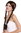 Lady Party Wig Fancy Dress brown long braided pigtails queues girly Lolita Schoolgirl  90958-ZA4