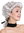 Man Gents Lady Party Wig Baroque noble aristocrat lord curls long ponytail silver grey 91019-ZA63A