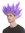 Lady Gents Man Party Wig Fancy Dress Demo Devil Flower Fairy Storm purple teased high 91062-P08