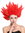 Lady Gents Man Party Wig Fancy Dress Demo Devil Flower Fairy Fire red teased high 91062-PC13