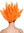 Perücke Hochtoupiert Feuer Teufel Blume Orange 91062-PC24