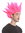 Lady Gents Man Party Wig Fancy Dress Demo Flower Fairy Pixie pink teased high 91062-PC5