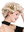 Lady Party Wig short curled retro 80s older lady style blond highlights tips 91097-ZA89TZA88