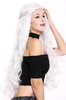 Lady Wig fairytale romantic style braided strands hair circlet long Princess white 91323-ZA68C