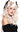 Super Cute Lady Party Wig long wavy light blond black ribbons Gothic Lolita style CXH-011-P66MP88