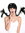 Wig Lady Women Cosplay Naughty Sassy Lolita stiff braided plaits black bangs DDH-T8175-P103