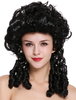 Lady Wig historic Cosplay Baroque Victorian black noble court spiral curls ringlets DH1009-ZA103