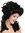 Lady Wig historic Cosplay Baroque Victorian black noble court spiral curls ringlets DH1009-ZA103