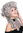 Lady Wig historic Cosplay Baroque Victorian grey noble court spiral curls ringlets DH1009-ZA68E