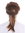 Wig baroque Lord Judge Poet Noble mahogany brown curls ponytail  DH1126-P33