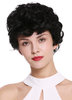 DW-2740-1 women's wig short curls curly black
