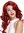 DW1948-220-137 Lady Quality Wig long wavy parting teased volume red Diva 20"