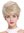 DW2461-22H51 Lady Gents Man Quality Wig short teased voluminous blond with gray