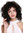 Lady Quality Wig short shoulder-length wild curls curly voluminous chestnut brown mix streaked