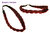 Geflochtenes Haarband Rotblond CXT-006-416