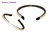 CXT-004-003 hair loop Alice band plaited traditional 0.5 inches wide braid slim dark brown