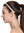 Schmales Haarband geflochten Platinblond CXT-008-319