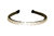 CXT-004-138 hair loop Alice band plaited traditional 0.5 inches wide braid slim white