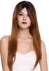 RGF-6470C-DR1B/27 Lady Quality Wig long straight parted ombre Mix black & light brown