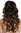 ZM-1699-M6PR1B Lady Quality Wig Long Curls Parted Black Brown Ombre Mix