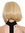 ZM-1703-86H613 Lady Quality Wig short Bob Longbob parting blond platinum highlights streaked