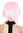 ASI-RB10-T1911 Lady Quality Wig Cosplay short frayed wild cut smooth parting light pink