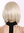JH-713-88 Lady Qualty Wig short Longbob Bob straight curved tips parting bright blond