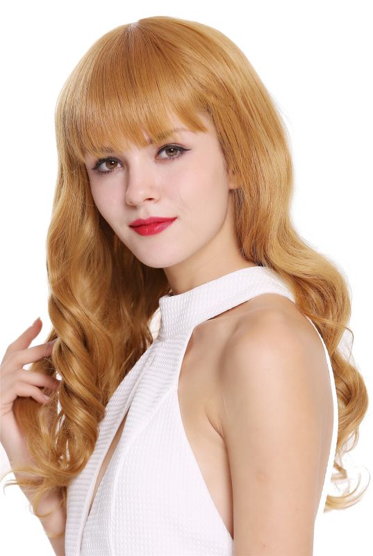 Wig Me Up Tml0511 2744 Lady Quality Wig Long Wavy Bangs Fringe