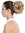 Q0147-27T613 Hairpiece Hairbun Bun Hairrose voluminous curled large clip/clamp Blond Mix