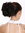 Q0147-3 Hairpiece Hairbun Bun Hairrose voluminous curled large clip/clamp Blond Mix