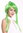 YZF-7042+A-TF2605 Lady Quality Cosplay Wig elaborate long strands side removeable ponytail green