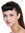 TYP-760-1 Hairpiece Micro Fringe Bangs with Comb short curved black