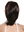 15-09-8 Ponytail Hairpiece Extensions short straight voluminous medium brown 10"