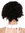 Quality women's wig lady monofilament black short wild curls wavy MS-16321-MT-1B