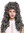 Quality wig women men baroque renaissance king nobleman long curls curly dark grey B17-2P-B-44