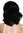 Quality women's wig human hair partial monofilament parting lady shoulder length wavy black