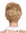 Quality women's wig men's wig human hair short wavy stylish pompadour quiff blonde B-HH-12-24B
