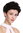 Quality wig wig human hair short wavy stylish pompadour quiff natural colour not dyed black brown