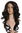 Quality wig lace front partial monofilament long middle parting noble curls black fair copper-brown