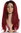 Quality women's wig lace front lady partial monofilament long sleek voluminous black red ombre