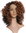 Quality women's wig lady lace front monofilament curls volume curly dark brown copper-brown