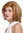 Quality women's wig partial monofilament parting short lady wavy blonde mix highlights
