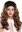 Quality wig lace front partial monofilament long noble curls ombre brown blonde platinum highlights